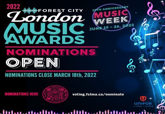 Forest City London Music Award Nominations Now Open